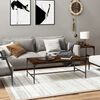 vidaXL Table basse Ch&ecirc;ne fum&eacute; 80x50x35 cm Bois d'ing&eacute;nierie