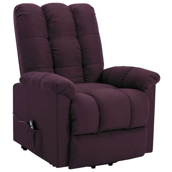 vidaXL Fauteuil Violet Tissu