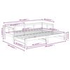 vidaXL Lit coulissant sans matelas noir 2x(80x200)cm