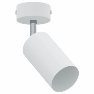 vidaXL Spot de plafond avec des projecteurs Blanc 6 x 6 x 16 cm m&eacute;tal