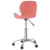 vidaXL Chaise pivotante de salle &agrave; manger Rose Velours