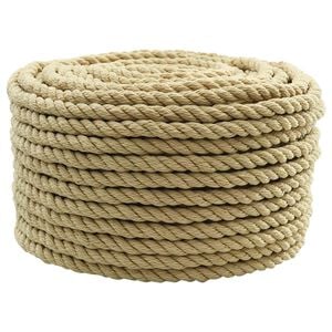 vidaXL Corde de bateau 12 mm 100 m Naturel