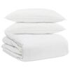 vidaXL Ensemble de Duvet avec oreiller 3 pc Blanc Plume de canard