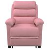 vidaXL Fauteuil de massage Rose Velours