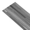 vidaXL Planches de sol 18 pcs Gris 5,26 m&sup2; PVC