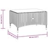 vidaXL Salon de jardin 16 pcs avec coussins R&eacute;sine tress&eacute;e Gris