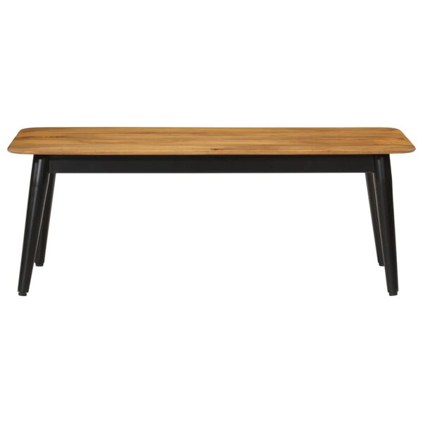 vidaXL Table basse 110x50x40 cm bois massif de manguier et fer