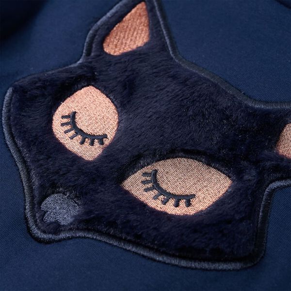 Sweatshirt pour enfants bleu marine 116