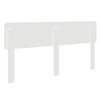 vidaXL T&ecirc;te de lit Blanc 200 cm Bois d'ing&eacute;nierie