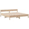 vidaXL Lit biblioth&egrave;que sans matelas 180x200 cm bois massif de pin