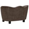 vidaXL Canap&eacute; pour chien Marron 66x43x40 cm Peluche