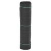 vidaXL Membrane anti-mauvaises herbes noir 0,5x25 m PP