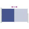 vidaXL Auvent lat&eacute;ral r&eacute;tractable de patio 170x300 cm Bleu