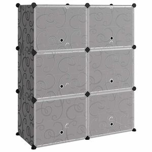 vidaXL &Eacute;tag&egrave;re &agrave; chaussures Noir 84,5x31x93,5 cm PP