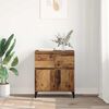 vidaXL Buffet Bois Ancien 60 x 35 x 70 cm Bois d'ing&eacute;nierie et fer