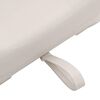 vidaXL Si&egrave;ge de bateau pliable 1 ensemble oreiller bleu blanc