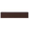 vidaXL Abri de jardin Marron 257x990x181 cm Acier galvanis&eacute;