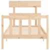 vidaXL Cadre de lit sans matelas bois de pin massif