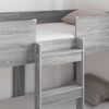 vidaXL Lit Superpos&eacute; pour Enfants avec matelas Gris Sonoma 80 x 160 cm