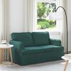 vidaXL Canap&eacute; Vert fonc&eacute; 144 x 80 x 85 cm tissu