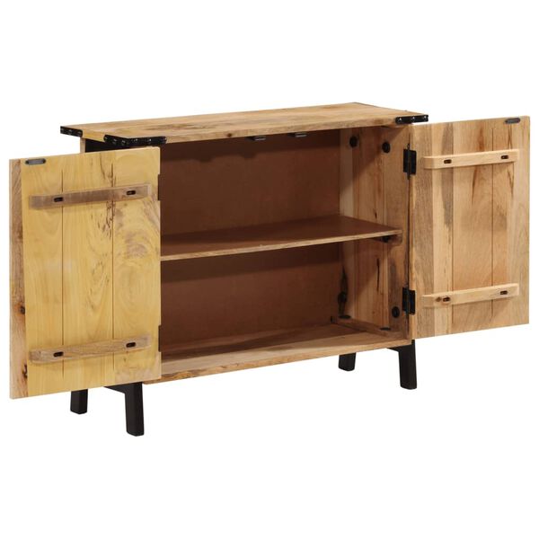 vidaXL Buffet 88x30x69 cm bois massif de manguier