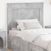 vidaXL T&ecirc;te de lit avec t&ecirc;te de lit Gris b&eacute;ton 75 cm Bois d'ing&eacute;nierie