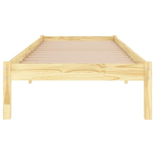 vidaXL Cadre de lit sans matelas bois massif