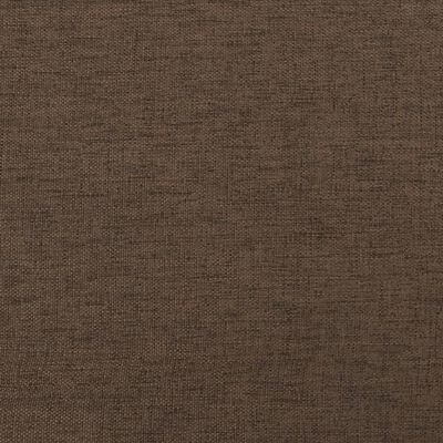 vidaXL Panneaux muraux 12 pcs Marron 30x30 cm Tissu 1,08 m²