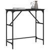 vidaXL Table console noir 75x32x75 cm bois d'ing&eacute;nierie