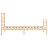 vidaXL Cadre de lit sans matelas bois massif
