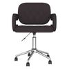 vidaXL Chaises &agrave; manger pivotantes lot de 4 noir similicuir