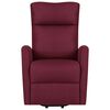 vidaXL Fauteuil de massage Violet Tissu