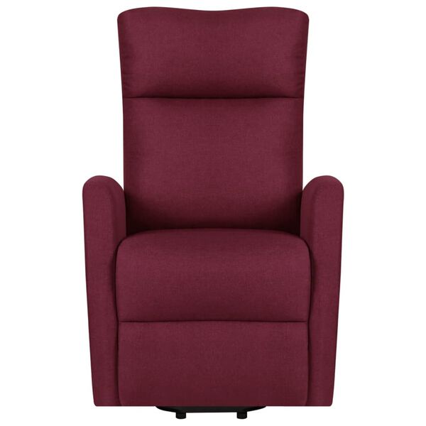 vidaXL Fauteuil de massage Violet Tissu