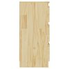 vidaXL Tables de chevet 2 pcs 40x29,5x64 cm bois de pin solide
