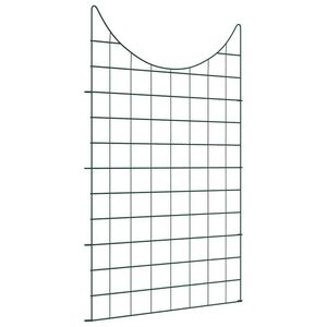 vidaXL Ensemble de cl&ocirc;ture de jardin 8 pc 50 x 80 cm Acier Vert
