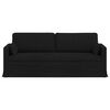 vidaXL Canap&eacute; Noir Dimensions globales: 198 x 78 x 80 cm (l x P x H)