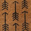 vidaXL Tapis de porte naturel 45x75 cm fibre de coco touffet&eacute;