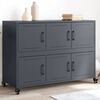 vidaXL Buffet anthracite 100,5x39x72 cm acier