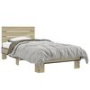vidaXL Cadre de lit sans matelas ch&ecirc;ne sonoma 90x190 cm
