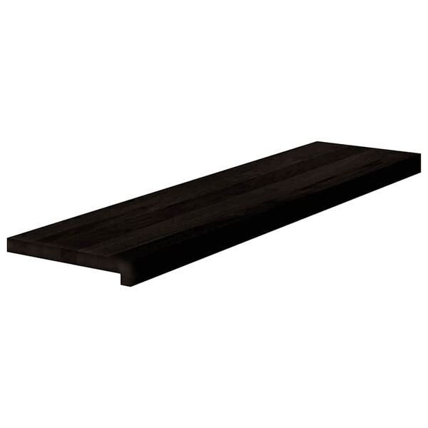 vidaXL Marches d'escalier 16 pcs marron fonc&eacute; 100x25x2 cm ch&ecirc;ne massif