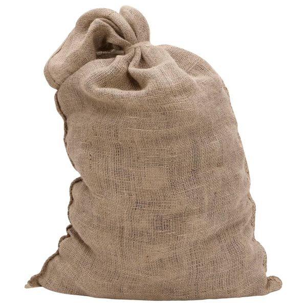 vidaXL Sacs en jute 10 pcs 60x105 cm 100 % jute 220 g/m&sup2;