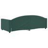 vidaXL Lit de repos sans matelas vert foncé 90x200 cm velours