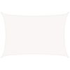 vidaXL Voile d'ombrage 160 g/m&sup2; Blanc 3x4,5 m PEHD