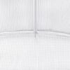 vidaXL Serre avec cadre en acier blanc 110 m&sup2; 22x5x2,3 m