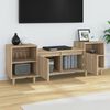 vidaXL Meuble TV Ch&ecirc;ne sonoma 160x35x55 cm Bois d'ing&eacute;nierie