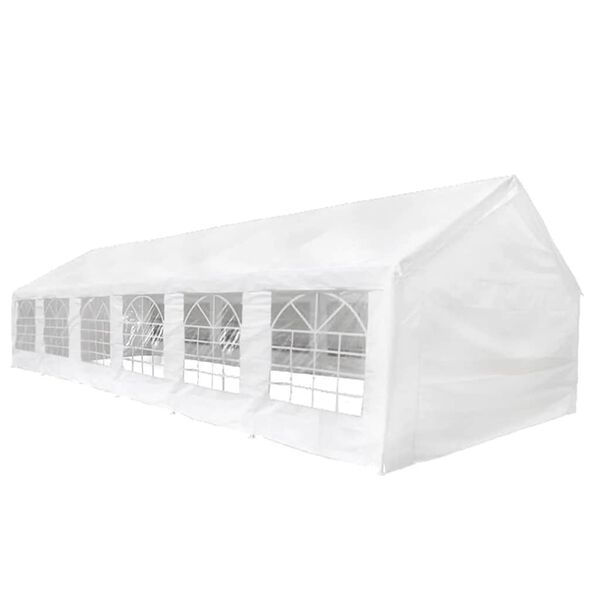 vidaXL Tente de r&eacute;ception Blanc 12 x 6 m