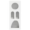 vidaXL Buffet Blanc 40 x 35 x 100.5 cm Bois d'ing&eacute;nierie