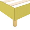 vidaXL Cadre de lit sans matelas vert 180x200 cm tissu
