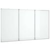 vidaXL Tableau blanc magn&eacute;tique pliable 150x100x1,7 cm aluminium