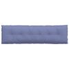 vidaXL Coussin de Dos Bleu denim 180 x 19 x 50 cm tissu